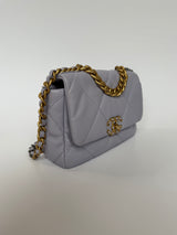 Chanel 19 Small In Lilac Lambskin Leather