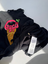 Gucci Ice Cream Printed Drawstring Hoodie (SizeL/UK14)