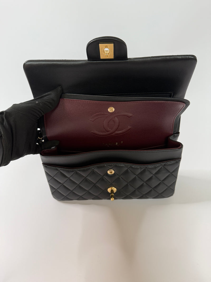 Chanel Medium Classic Flap Black Lambskin GHW