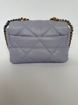 Chanel 19 Small In Lilac Lambskin Leather