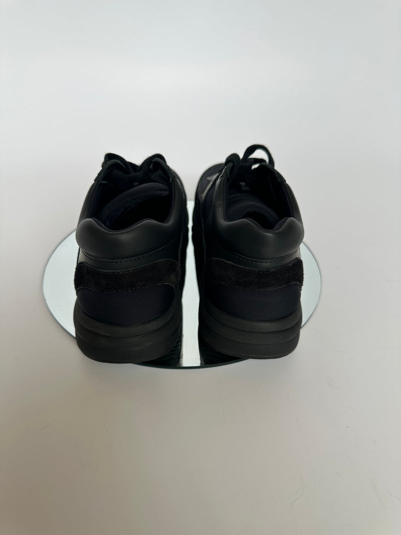 Chanel Black CC Sneakers ( 37/UK4)