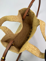 Loewe Small Raffia Basket Bag