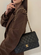 Chanel Jumbo Classic Double Flap In Black Caviar GHW