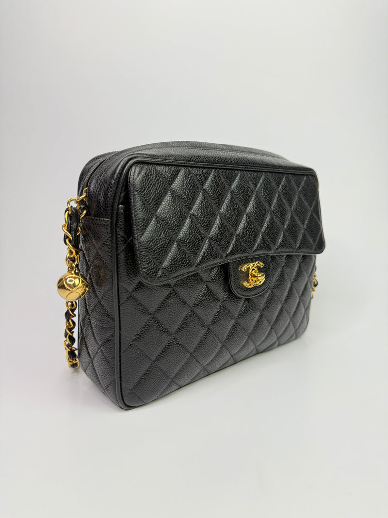 Chanel Diamond Quilted Camera Bag