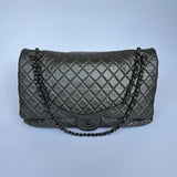 chanel airline xl classic flap in calfskin leather