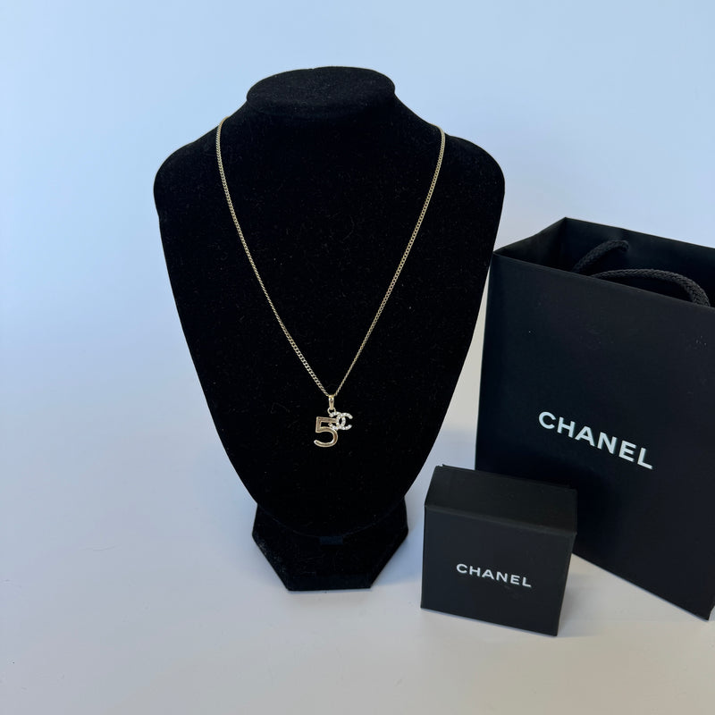 Chanel CC No5 Pendant Necklace