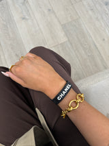 Chanel CC Rubber Bracelet