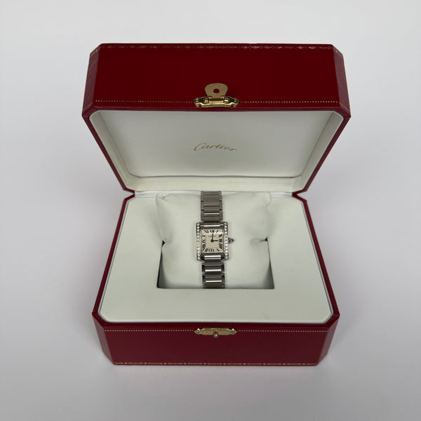 Cartier Tank Francaise watch, Small Model, Quartz Movement