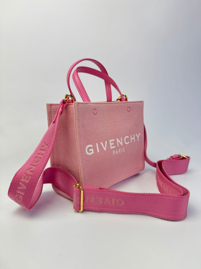 Givenchy Mini G Embroidered-Logo Tote Bag