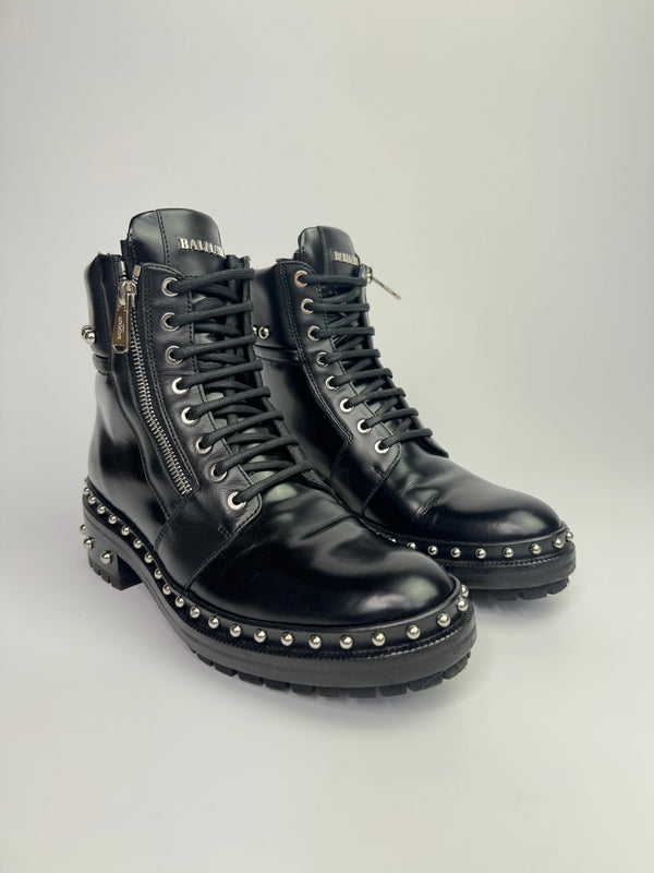 Balmain Studded Ranger Army Boots (Size 38.5/UK5.5)