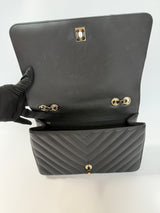 Chanel Medium Flap Bag In Chevron Lambskin PGHW