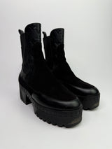 Louis Vuitton Laureate Platform Chelsea Boots (Size 38.5/UK5.5)