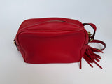 Gucci Red Soho Disco Leather Crossbody Bag