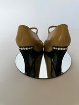 chanel mary jane shoes size 39 uk6