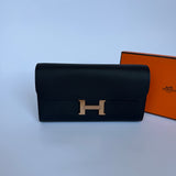 Hermès Constance To Go In Noir Epsom RGHW