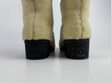 Chanel Mouton Shearling Boots (Size 38.5 /UK5.5)