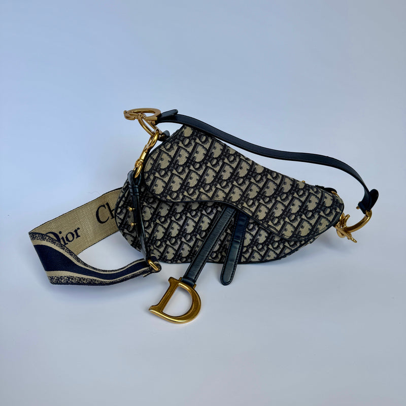 Christian Dior Oblique Saddle Bag