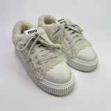 Miu Miu Shearling Sneakers (Size 39.5/UK6.5)