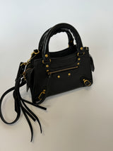 balenciaga black mini neo city classic bag