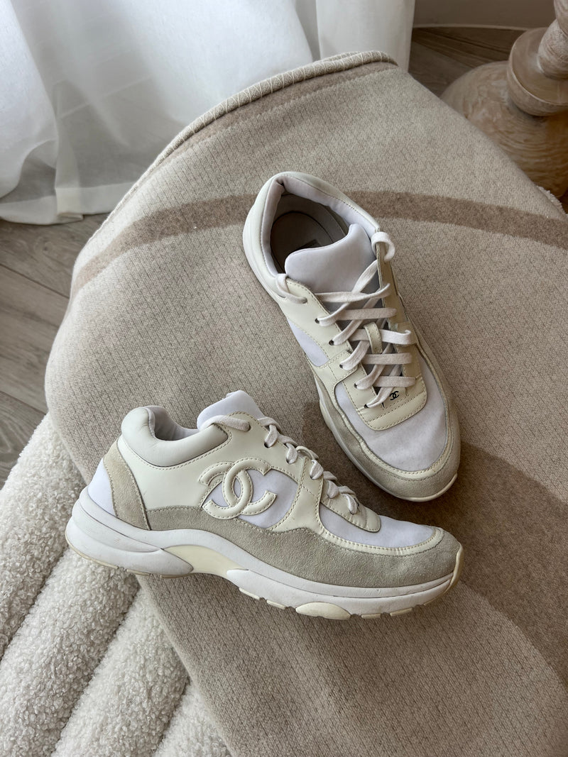 Chanel CC Logo Sneakers (Size 40 /UK 7)