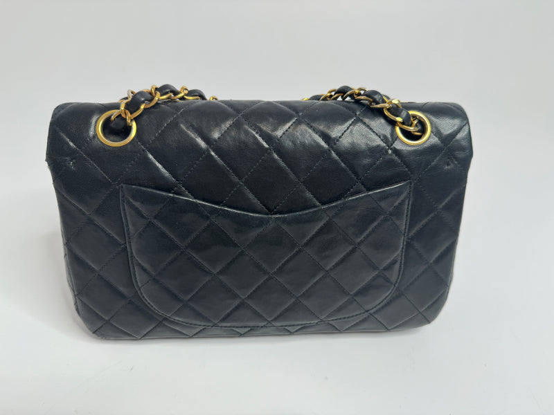 Chanel Vintage Small Classic Double Flap GHW