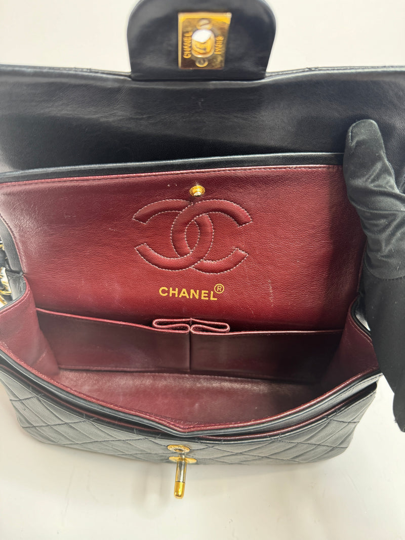 Chanel Vintage Small Classic Double Flap GHW