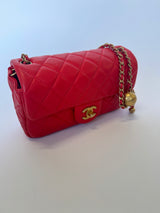 Chanel Mini Rectangular Lambskin Pearl Crush Flap Bag