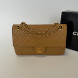 Chanel Medium Vintage Classic Flap In Caramel Lambskin GHW