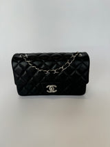 Chanel Mini Rectangle In Black Lambskin SHW