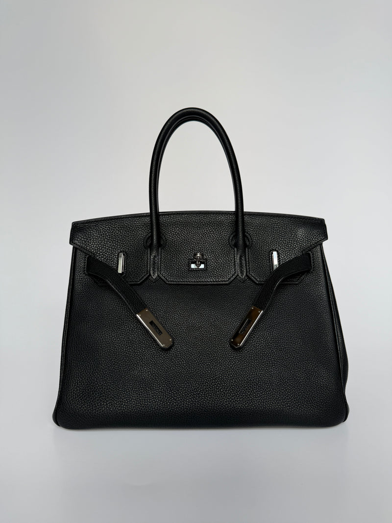 Hermès Birkin 30 In Black Togo PHW