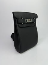 Hermès Hac A Dos Black Togo Leather PHW