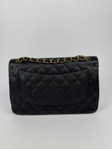 Chanel Jumbo Classic Double Flap In Black Caviar GHW