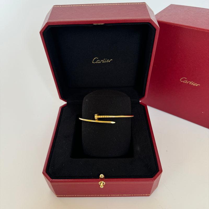 cartier just un clou bangle size 18