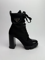 Prada Re Nylon Ankle Boots (Size 39/UK6)