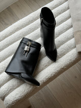 Givenchy Shark Lock Ankle Boots In Leather (Size 38/UK5)