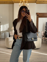 Chanel Classic Jumbo Single Flap In Black Caviar Leather With GHW