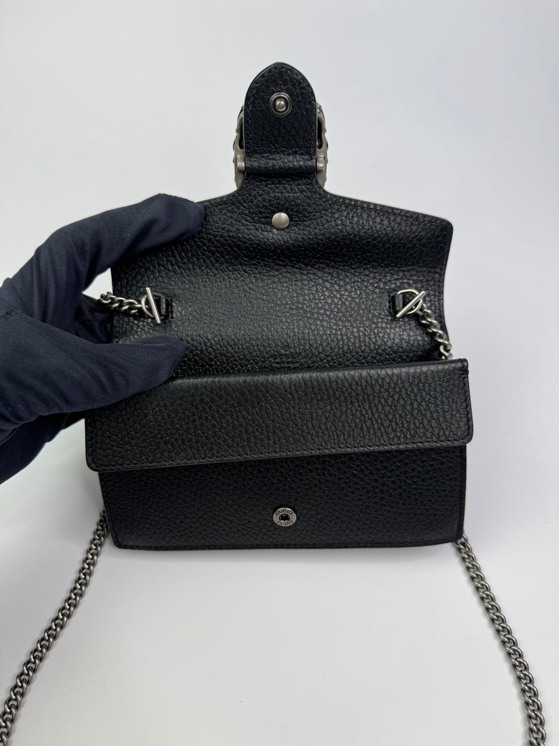 Gucci Dionysus Mini Leather Chain Bag