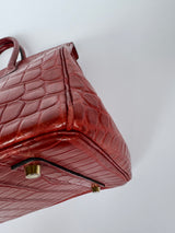 Hermès Birkin 35 Rouge H Niloticus Crocodile GHW