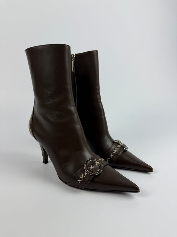 Christian Dior Ankle Boots  (Size 37.5/UK4.5)