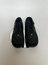 Chanel Black CC Sneakers ( 37/UK4)