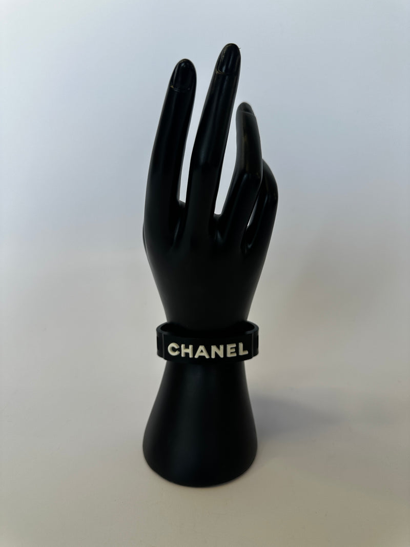 Chanel CC Rubber Bracelet