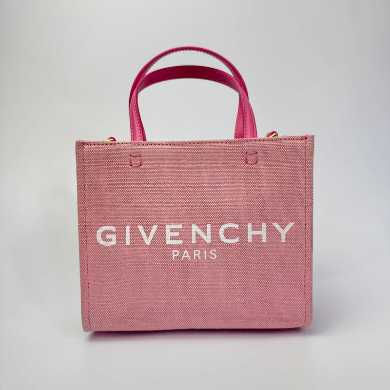 Givenchy Mini G Embroidered-Logo Tote Bag