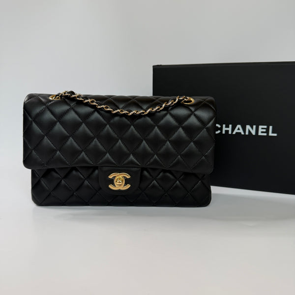 Chanel Medium Classic Flap Black Lambskin GHW