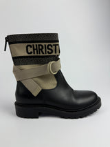 Christian Dior D-Major Ankle Boots  (Size 37.5/UK4.5)