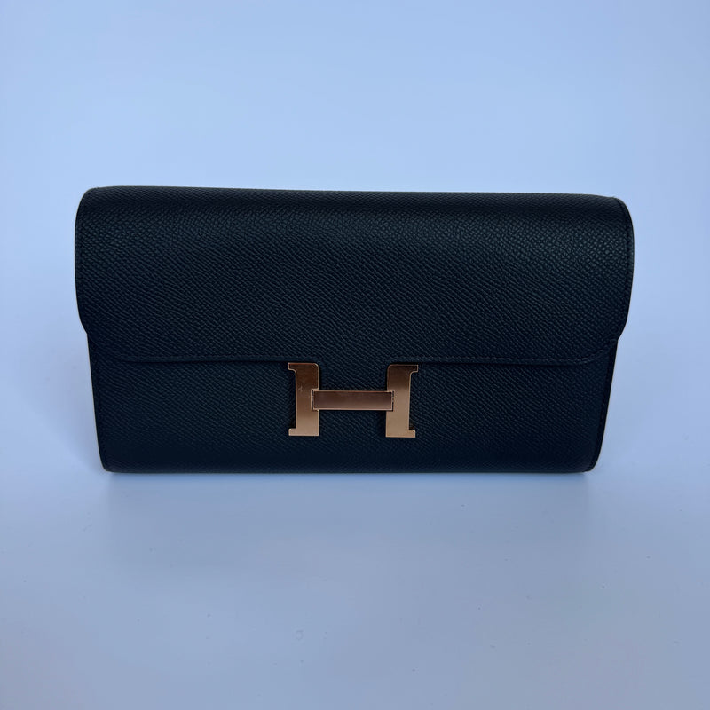 Hermès Constance To Go In Noir Epsom RGHW