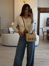 Loewe Small Raffia Basket Bag