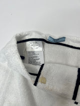 Prada White Toweling Skirt  (Size 42/UK 10)