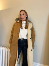 Christian Dior Manteau Shearling Reversible Jacket  (Size 42/14)