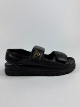 Prada Padded Nappa Leather Sandals (Size 39.5/UK6.5)