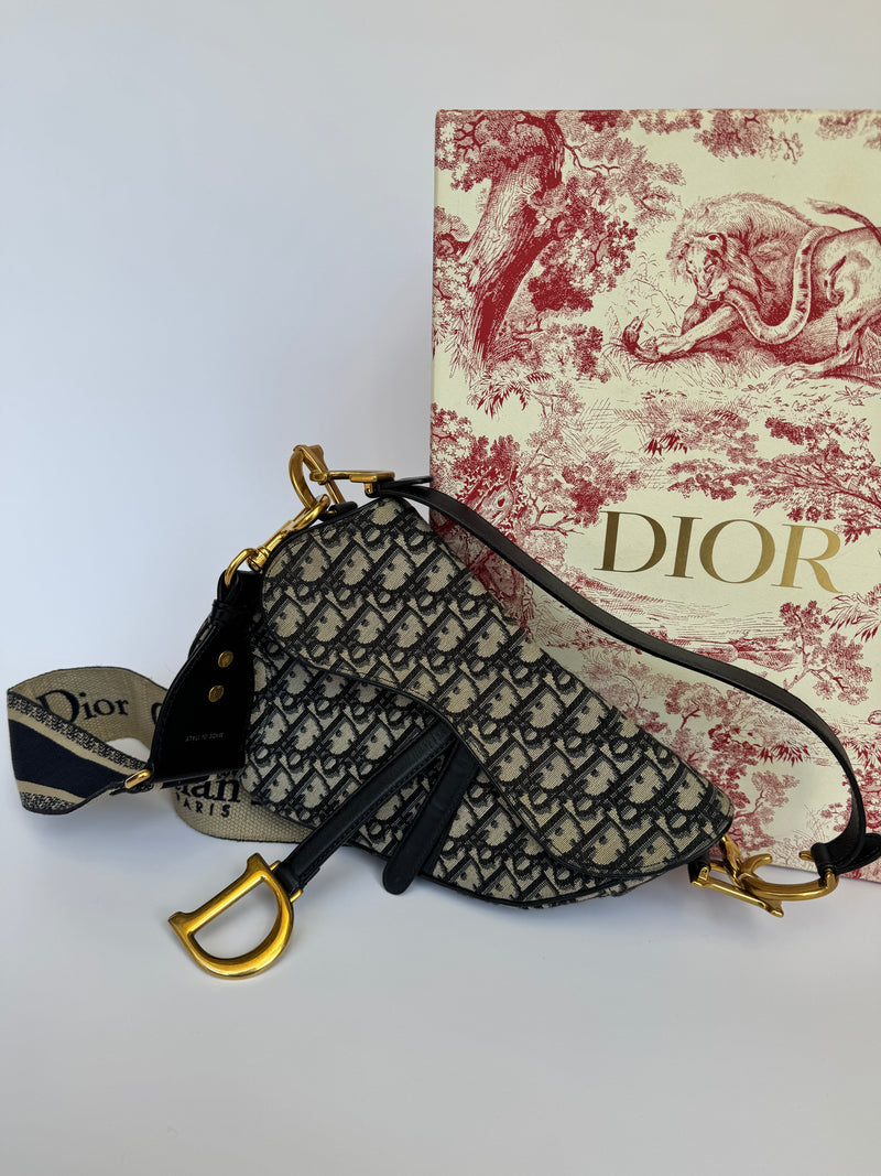 Christian Dior Oblique Saddle Bag